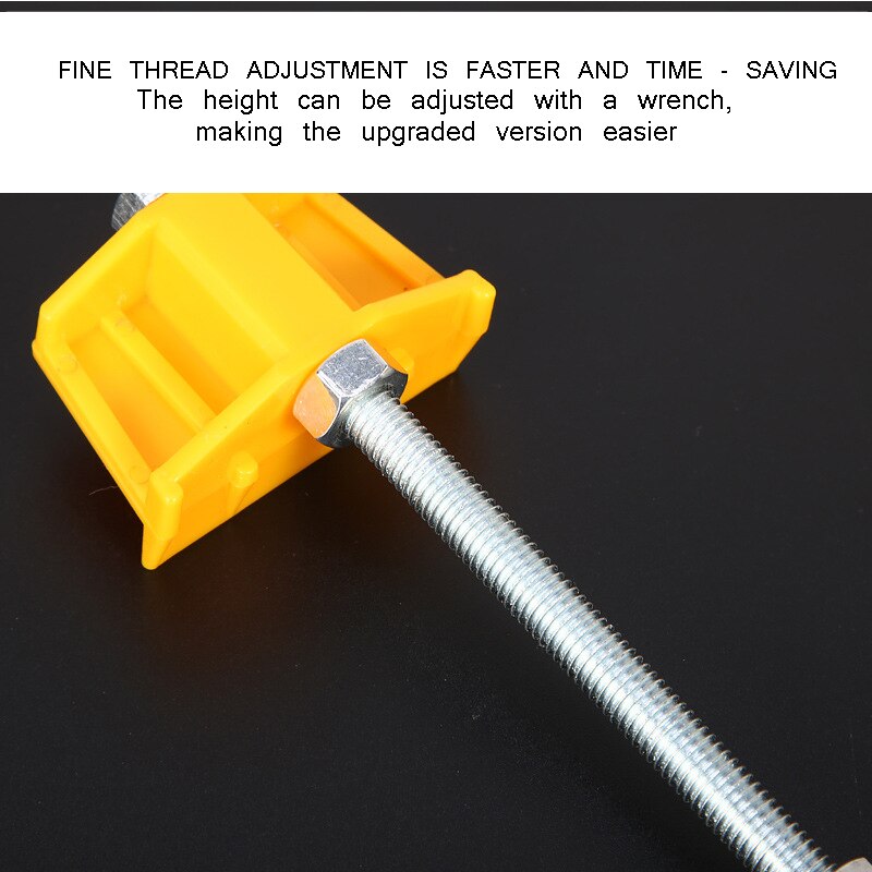 Adjustment 10Pcs Manual Tile Locator Wall Tiles Regulator Height Positioner Leveler Ceramic Fine Thread Rising Construction Tool