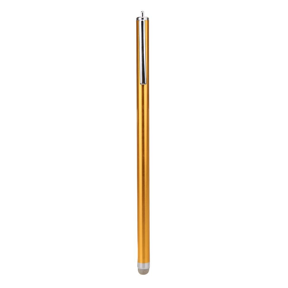 1 pièces universel métal Mini stylet tactile capacitif pour téléphone tablette ordinateur portable/appareils à écran tactile capacitif: Gold
