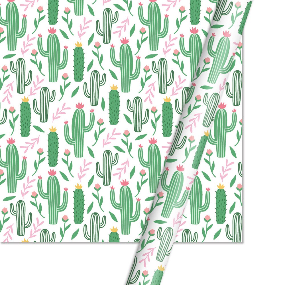 Omslagspapper bestruket papper isbjörn tecknad silkespapper prickad låda blomma scrapbook papper 50cm *76cm: 14