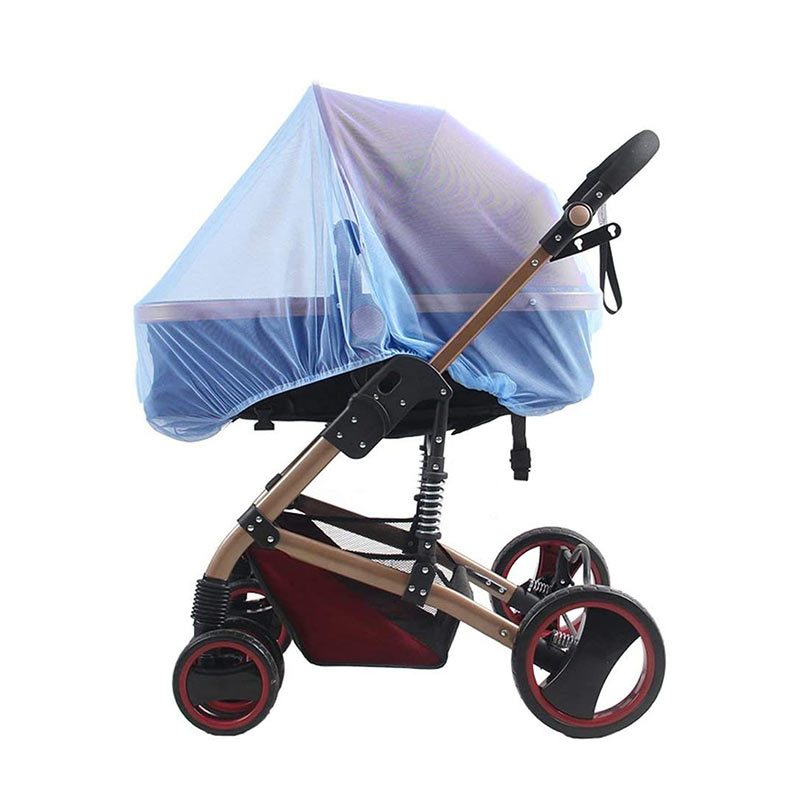 1 stk universal barnevogn mygg insektsnett barnevogn vogn sikker netting barneseng netting baby anti myggnett utendørs beskytte