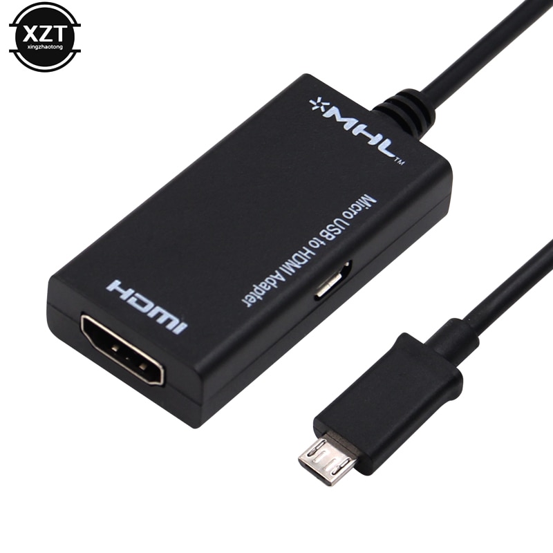 Mirco Usb Naar Hdmi Adapter Kabel Hd Tv Mhl 1080P Man-vrouw Adapter Voor Samsung Lg G2 G3 android Telefoon 5pin Naar Hdmi Converter