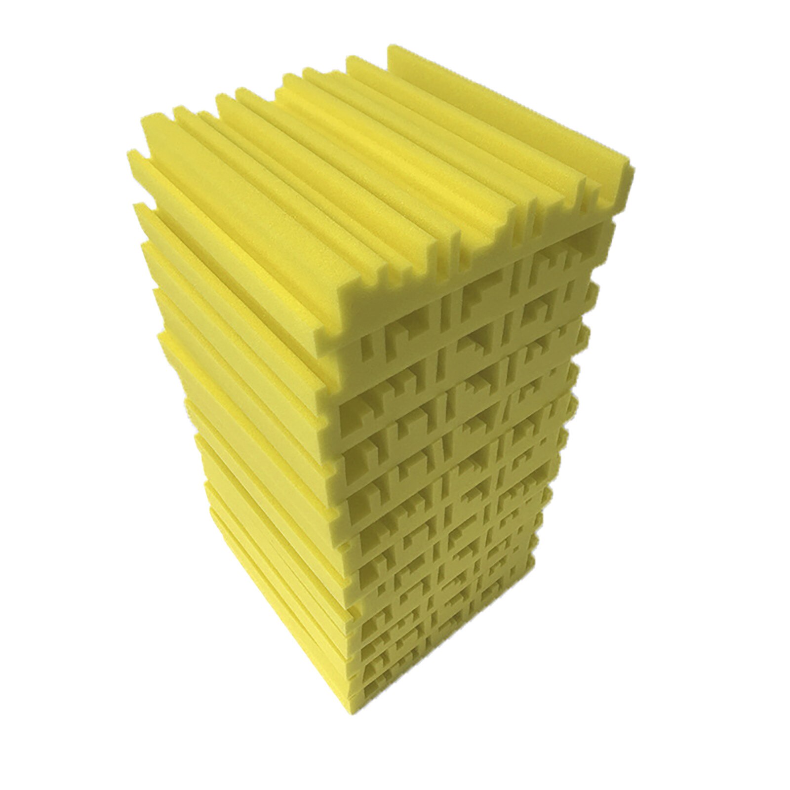 F# 12pc High Density Soundproofing Foam Ktv Soundproof Sponge Indoor Game Music Soundproof Sponge Sound-absorbing Foam: C