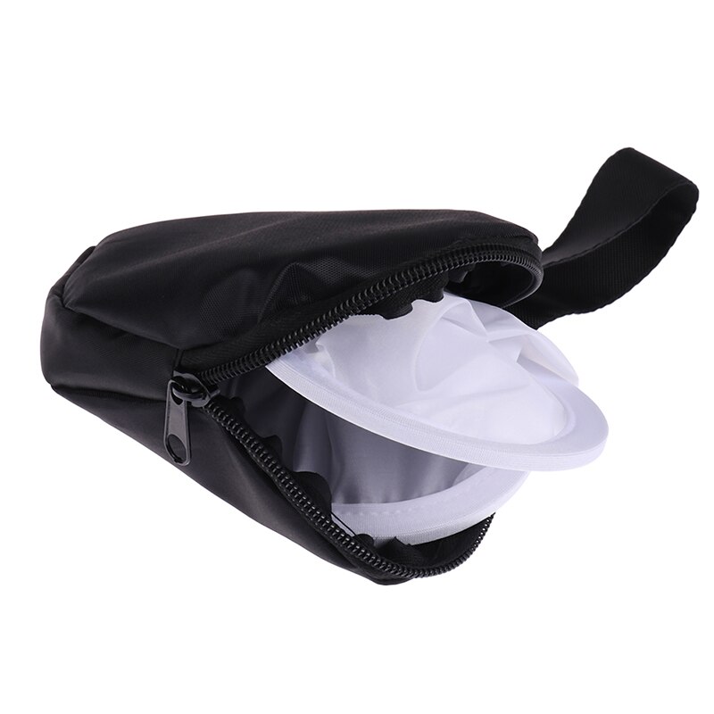 Difusor de lente de Flash de fotografía plegable Universal Reflector difusor de Flash Softbox para lentes de cámara DSLR SLR