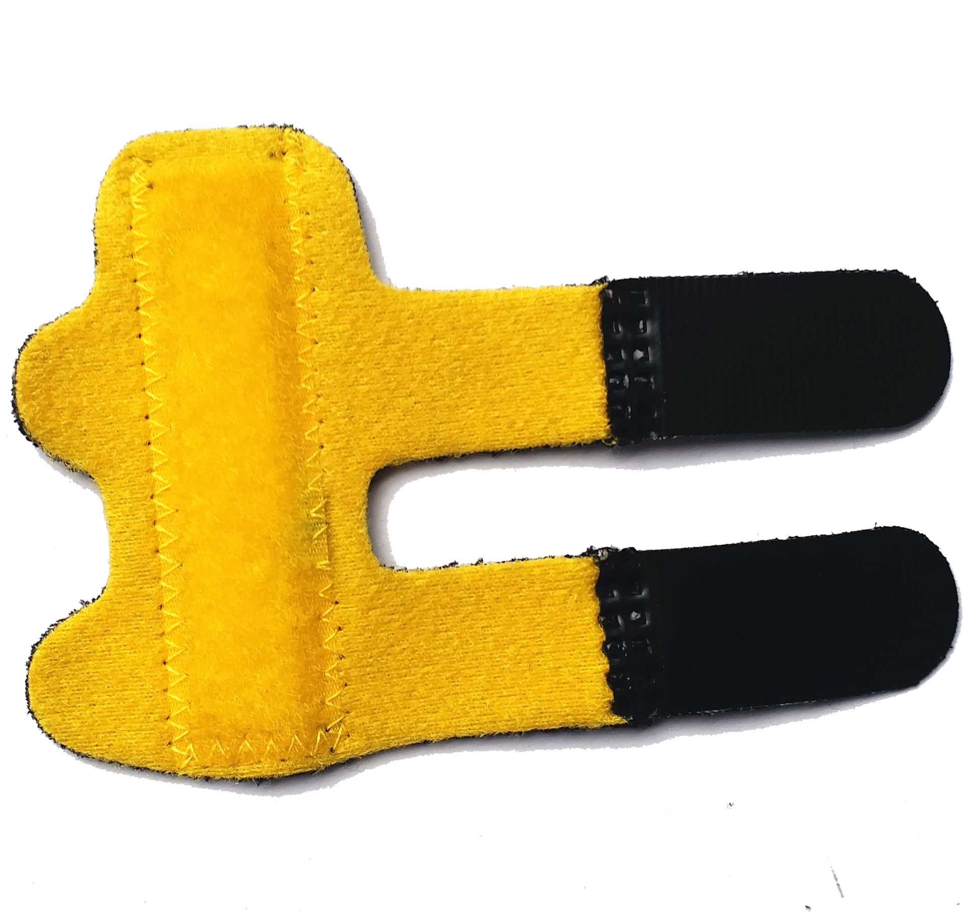 1Stck Schmerzen Linderung Aluminium Finger Schiene Bruch Fixierung Schutz befestigen Korrektor Unterstützung Mit Einstellbare Band Bandage: Gelb