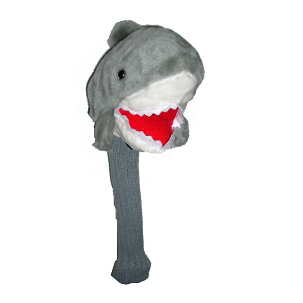 Animal golf headcover motorista cabeça capa esportes clube de golfe acessórios asd88: Shark