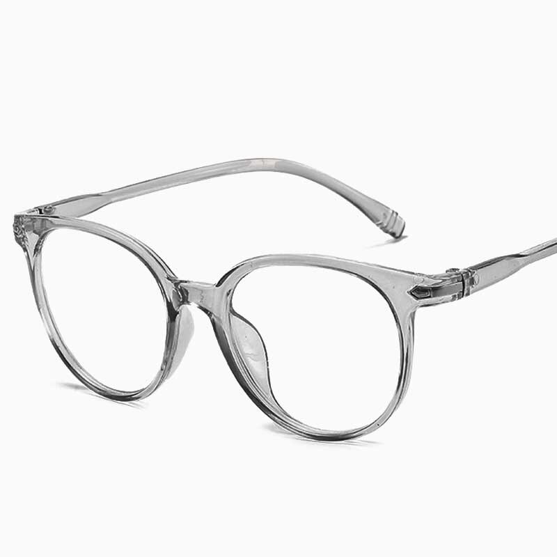 1pc plan spegel genomskinlig gelé glasögon optisk båge retro glasögon klar lins vintage anti-strålning glasögon fonex: 2