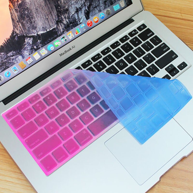 17 Colors US Keyboard Cover Silicone Skin Gel Case for Macbook Air 13" 15" 17"/Macbook Air Pro Protector