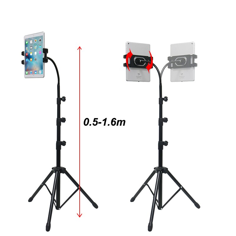 Soporte de trípode ajustable para Tablet, soporte para Tablet de 5 a 12,9 pulgadas, soporte de trípode para IPAD Air Pro 12,9