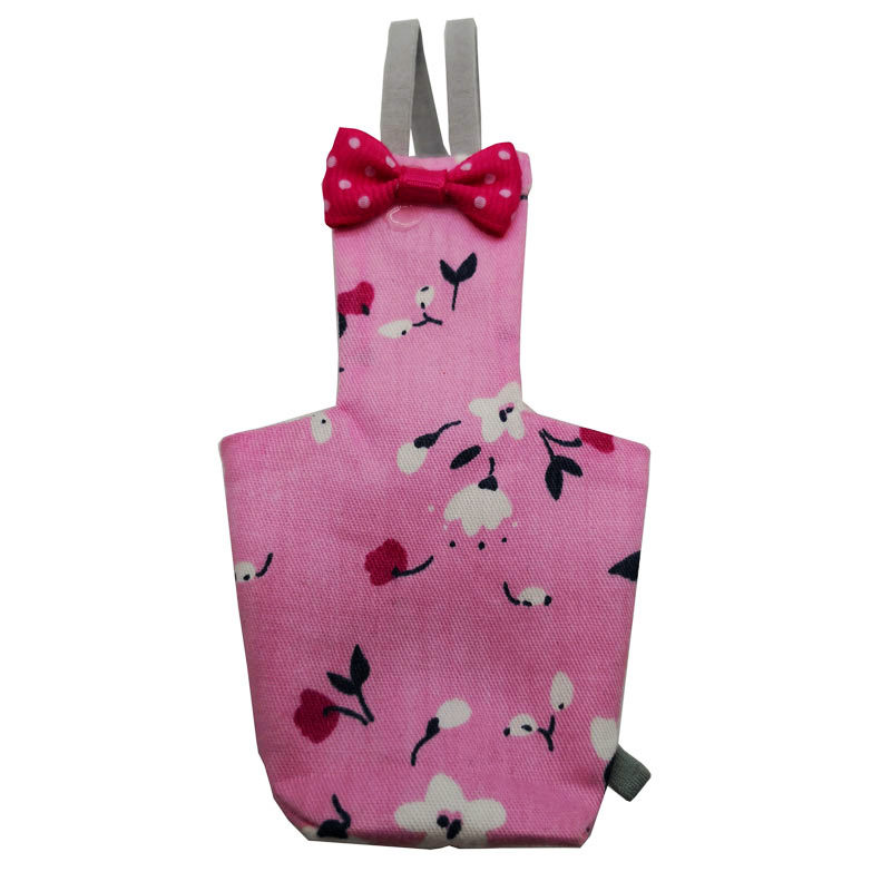 Parrot Luier Met Bowtie Leuke Kleurrijke Fruit Bloemen Valkparkiet Duiven Kleine Medium Huisdier Vogels Vlucht Pak Kleding Pet Supply: Pink  M