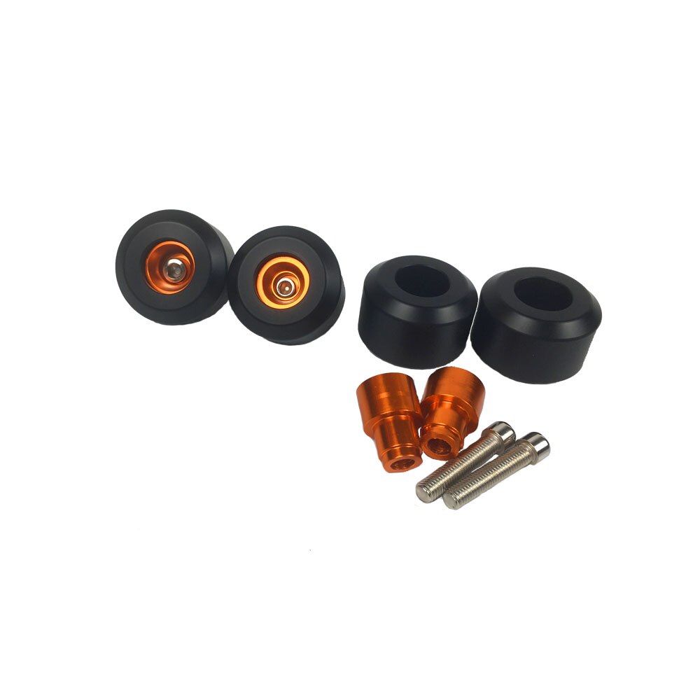 Protector de horquilla de rueda para motocicleta KTM RC 125, 200, 250, 390, accesorios para motocicleta, deslizadores delanteros y traseros de choque, almohadilla de tapa, piezas RC390 Duke390