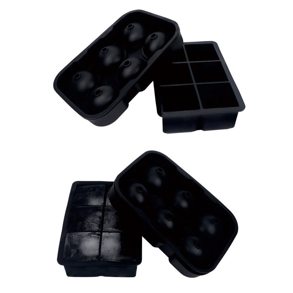 6-hole ice hockey silicone king ice lattice 6 lattice ice lattice ice hockey set with lid combined ice box