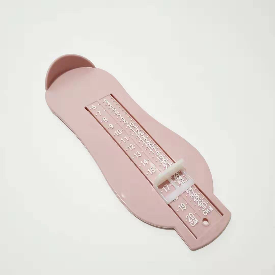 0-10Y Baby Fuß Herrscher Kinder Fuß Länge Mess Kind Schuhe Rechner für Kinder Infant Schuhe Armaturen Gauge Werkzeuge Baby Pflege: plain pink