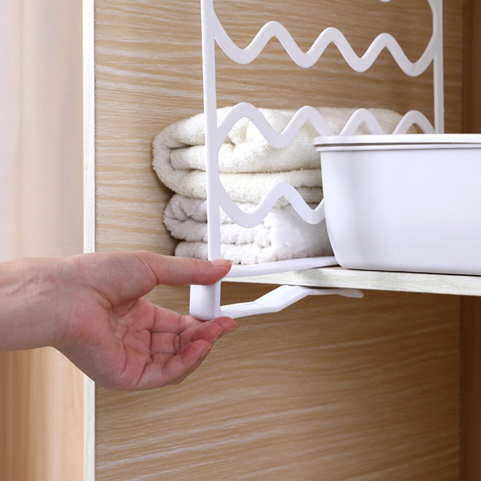 Plastic Drawer Divider Wardrobe Storage Shelves Partition Board Space-saving Division Tools