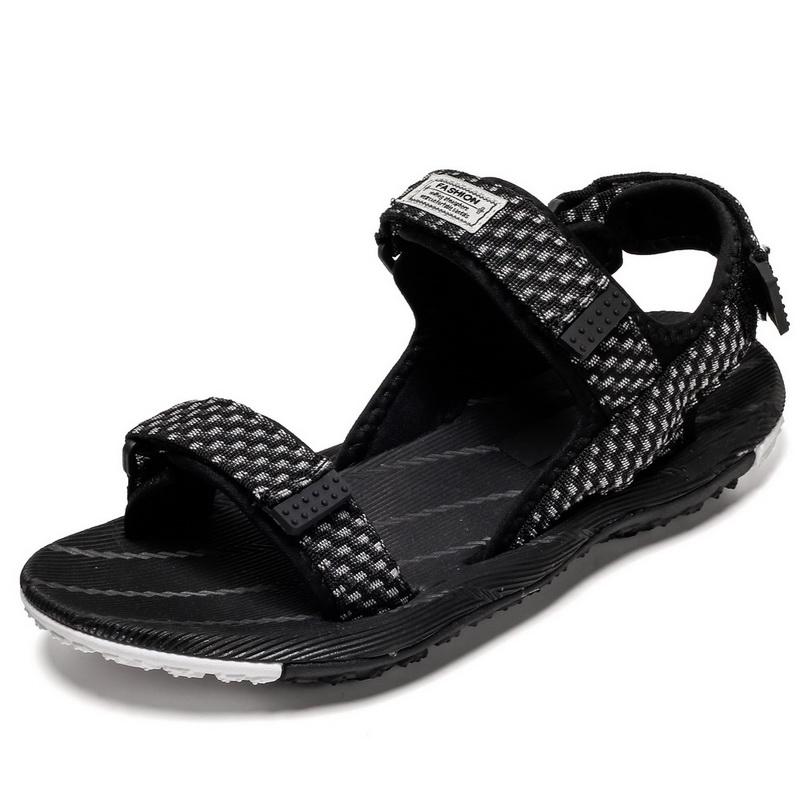 Homens sandalet sandalia playa strap slip mand hule læder herre til de på sko mænd udendørs læder sandaler romerske hombre  s 44