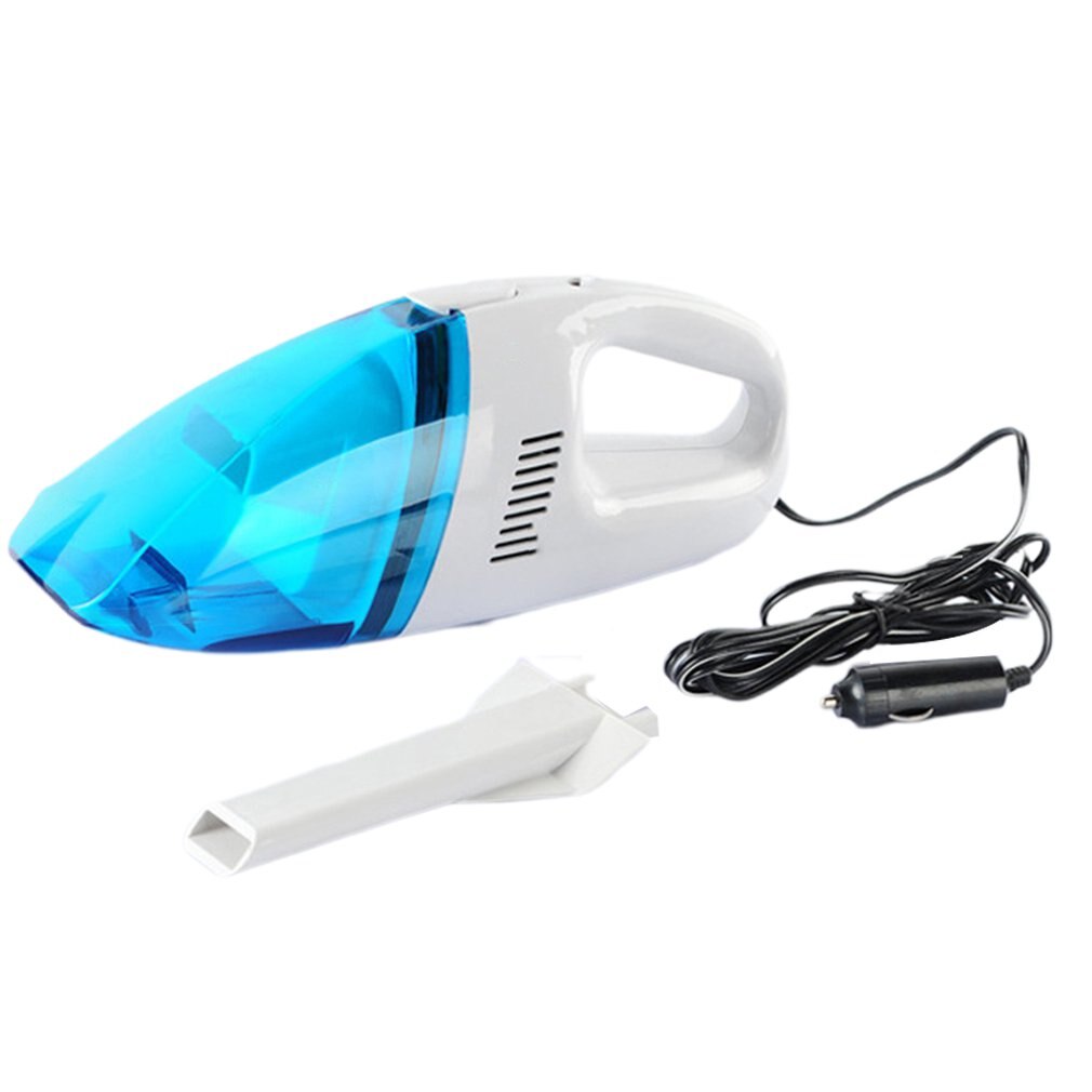 Aspirador portátil de alta potencia para coche, 4 en 1, para uso en seco y mojado: 60W Blue