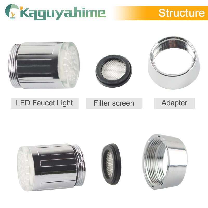 Kps Led Kraan Licht Water Tap Douche Temperatuur Sensor Intelligente Herkenning Badkamer Douche Waterslang Water Hoofd