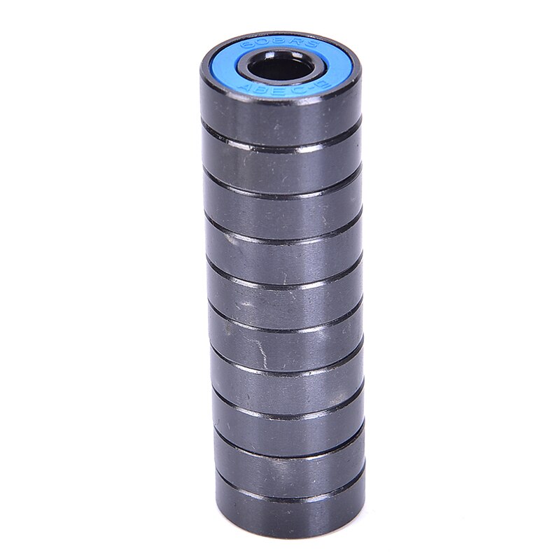 10Pcs/set 608 2RS Bearing Deep Groove Steel Sealed Ball Bearings 608RS 608-2RS: BL