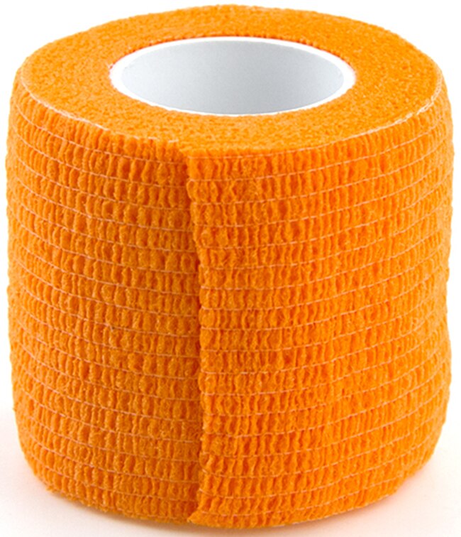 6 Rolls 5Cm Zelfklevende Bandage Wrap,6 Pcs Dierenarts Wrap Samenhangend Bandages Voor Honden Hoeses Huisdier Dieren Voor Wrist Healing Enkel: Orange