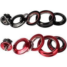 MTB Bike Road Bicycle Tapered Headset 44mm 56mm CNC 1 1/8"-1 1/2" Tapered Tube Fork Integrated Mountain Bicycle Washer Bearing