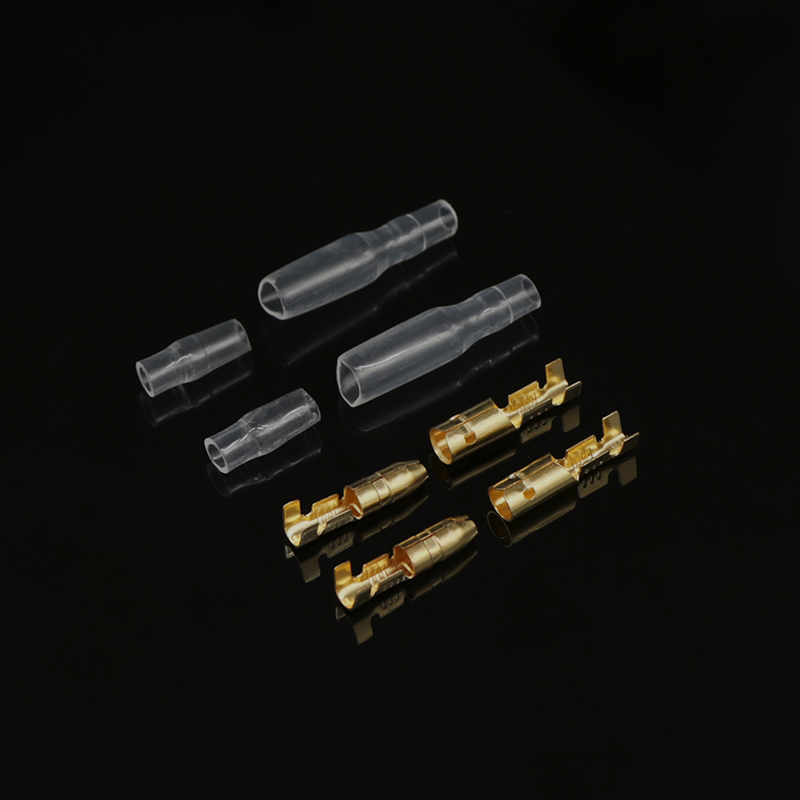 4.0 Bullet Terminal Auto Draad Connector Diameter 4Mm Mannelijke En Vrouwelijke Terminal + Isolerende Omhulsel Koudgeperste Terminal