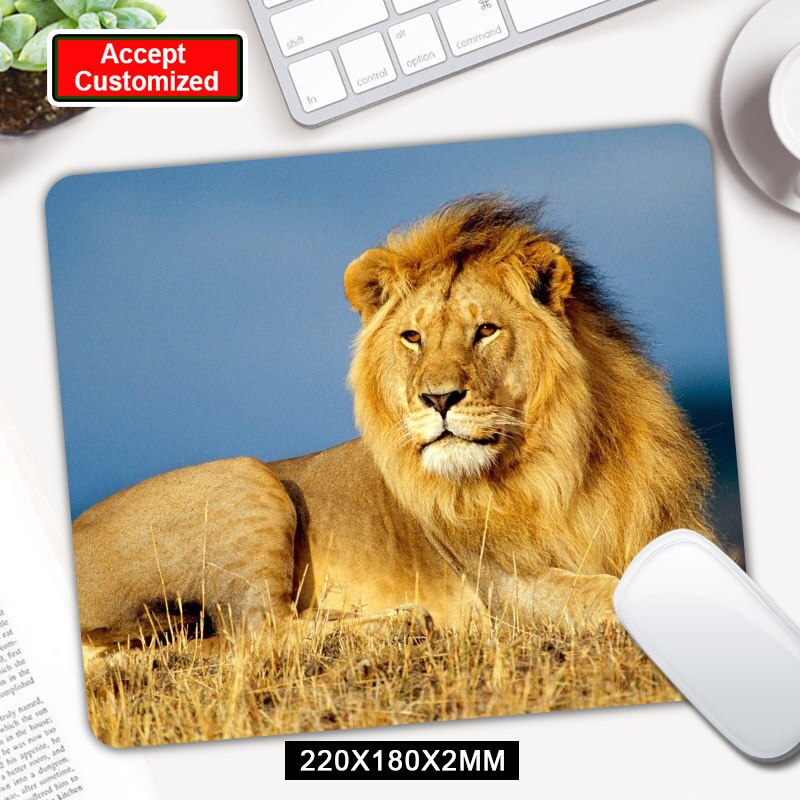 Animal Lion Patterned Small Size Pc Tablet Gamer Computer Laptop Mouse Pad Mousepad Mice Mat Decorate Your Desk
