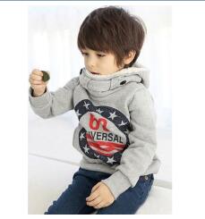 Pulls d'hiver pour enfants sweats à capuche pour garçons à manches longues automne filles veste manteau enfants sweats à capuche 2-6yrs: Gray / 6