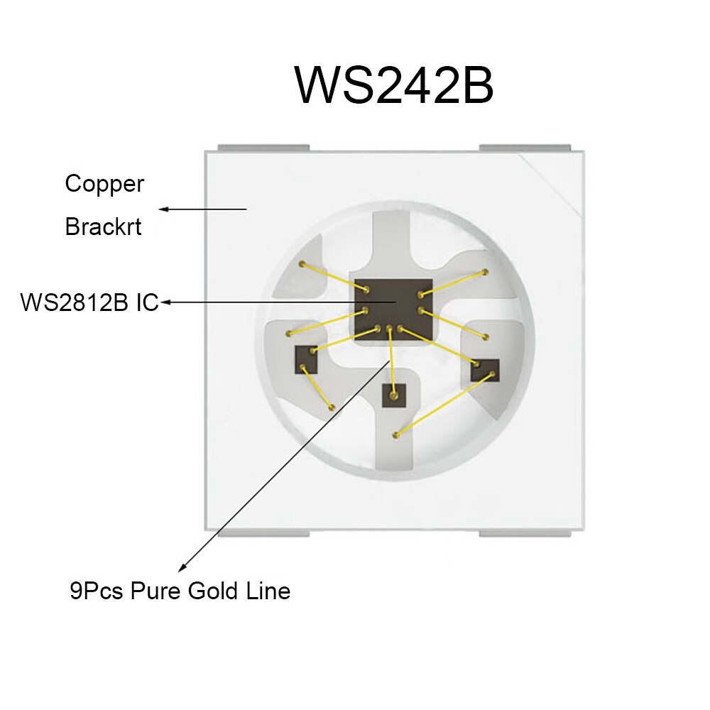 WS2812B Led Strip Waterdicht/Geen Waterdichte 60 Leds/M WS2812 Smart Rgb Led Licht Strip DC5V1m/2 m/3 M/4 M/5 M