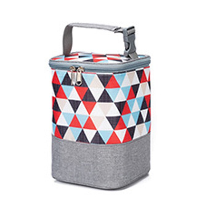 Portable Milk Bottle Insulation Bag Baby Stroller Hanging Thermal Pouch Oxford cloth Outdoor Mommy Cooler Handbag Accessories: E