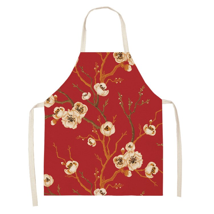 Retro Flower Kitchen Apron Series: WQ0129-1