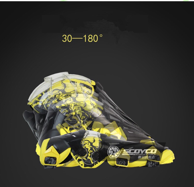 Scoyco 1 par motorsykkel knebeskyttere ce motocross knebeskyttere motorsykkelbeskyttelse kne motorracebeskyttere sikkerhetsutstyr løpsstøtte
