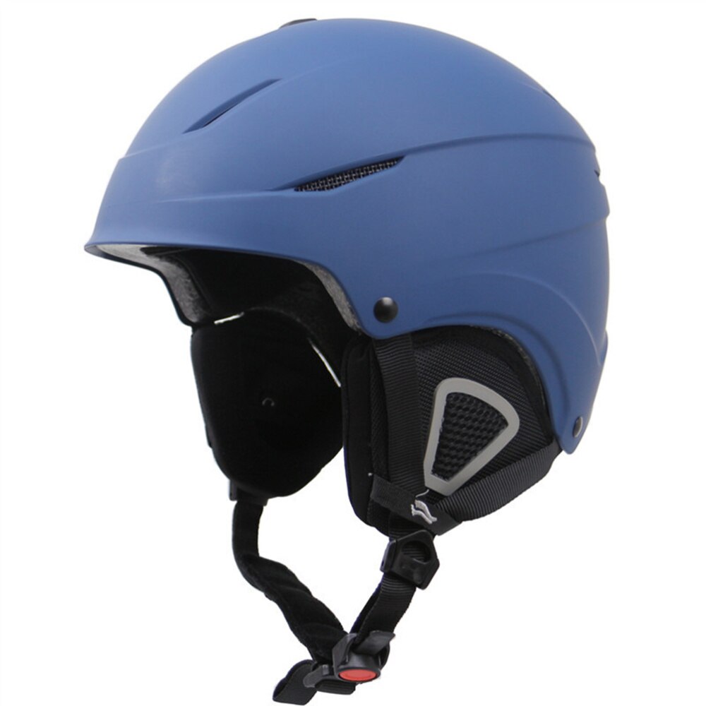 Ski Helmet Snowboard Helmet Men Skating Skateboard Skiing Protective Prop with Regulator (Matte Blue, S/M, 56-59cm)