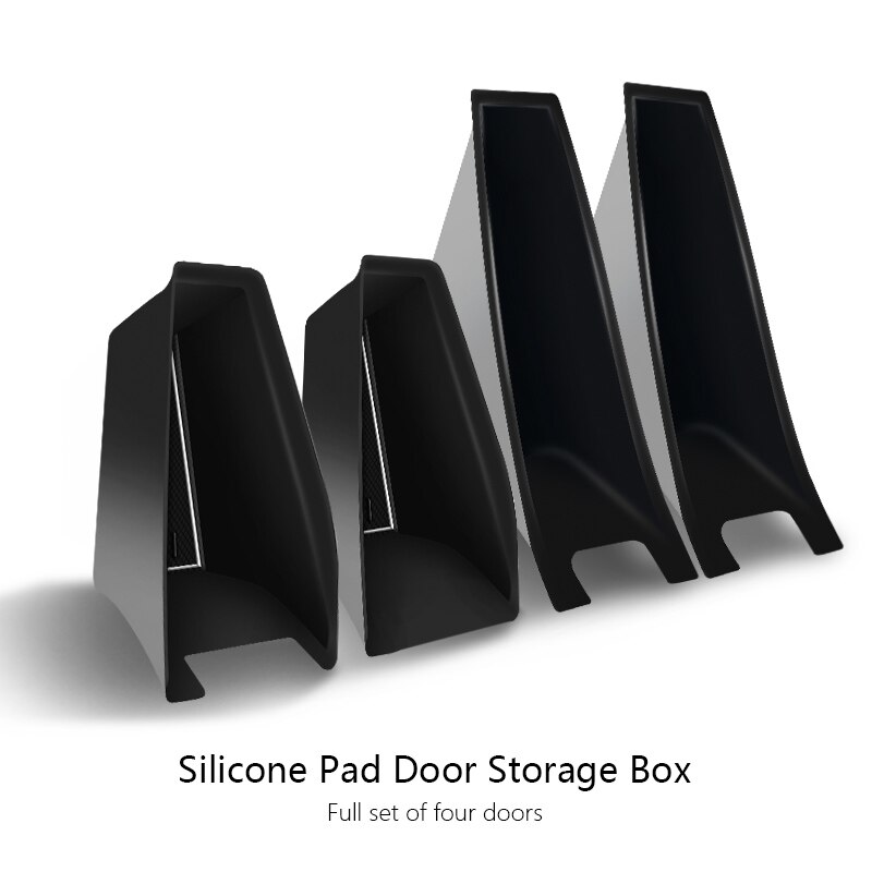 Used For Tesla Model 3 car door storage box car interior accessories: Four doors 0102