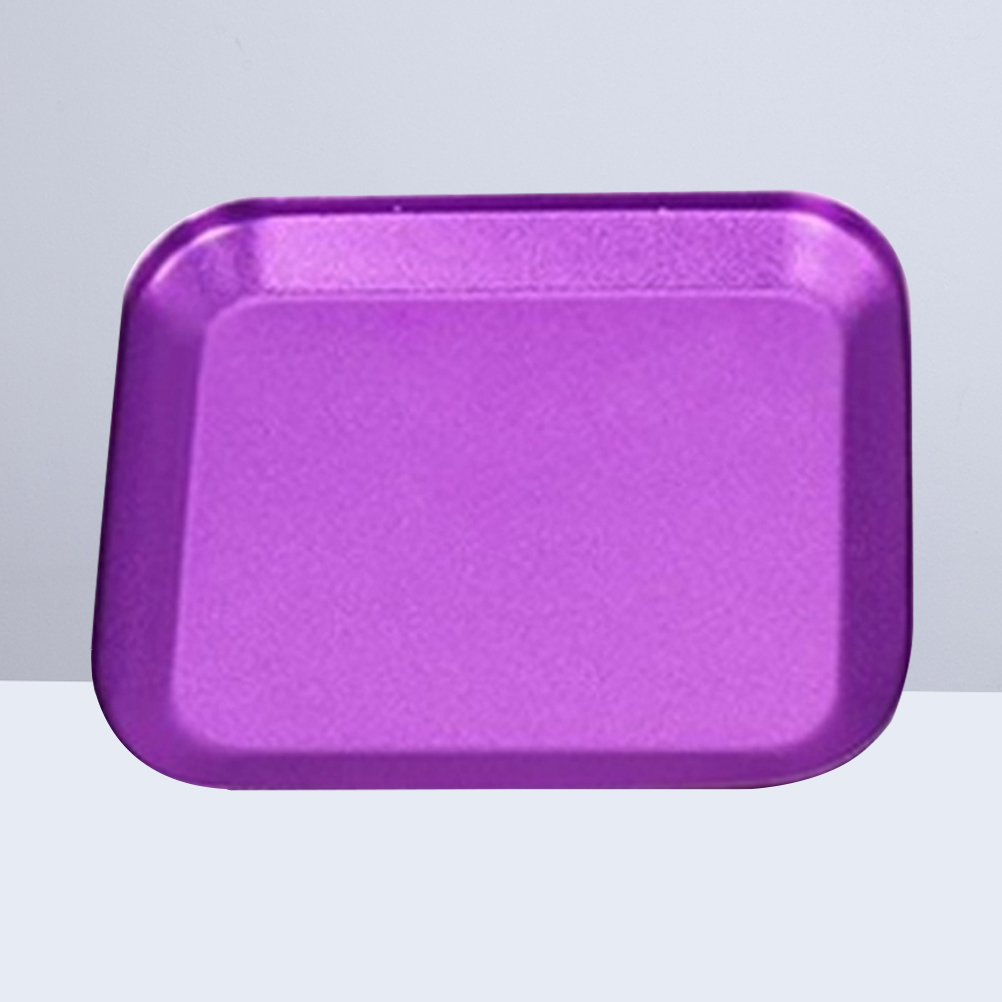 Magnetic Nut and Bolt Tray Square Magnetic Parts Holder for Screws Sockets Bolts and Tools(Silver)