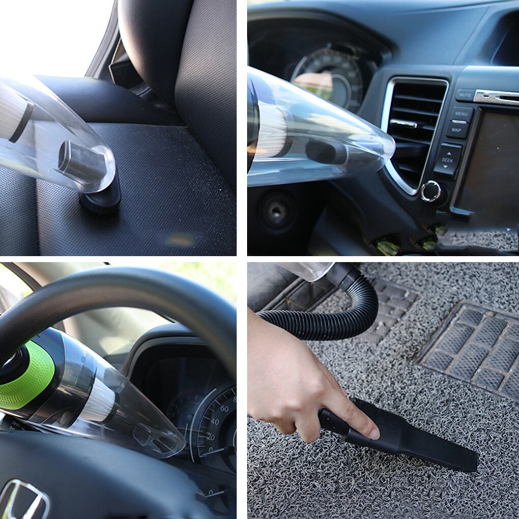 Autopölynimuri autoon kannettava pölynimuri kädessä pidettävä 12v 120w mini autopölynimuri auto aspirador coche