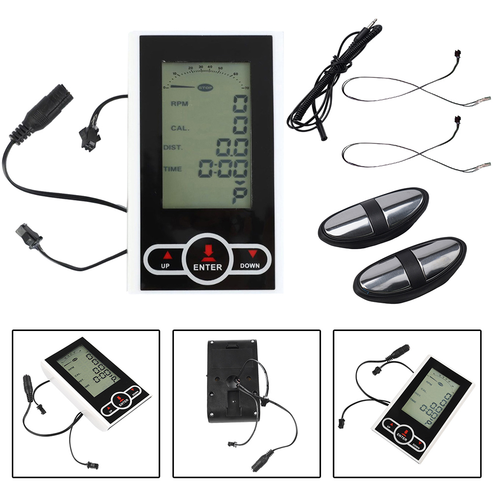 Hometrainer Monitor Snelheidsmeter Display 137x80mm Plastic Stationaire Elliptische Trainer Cardio Apparatuur Accessoires