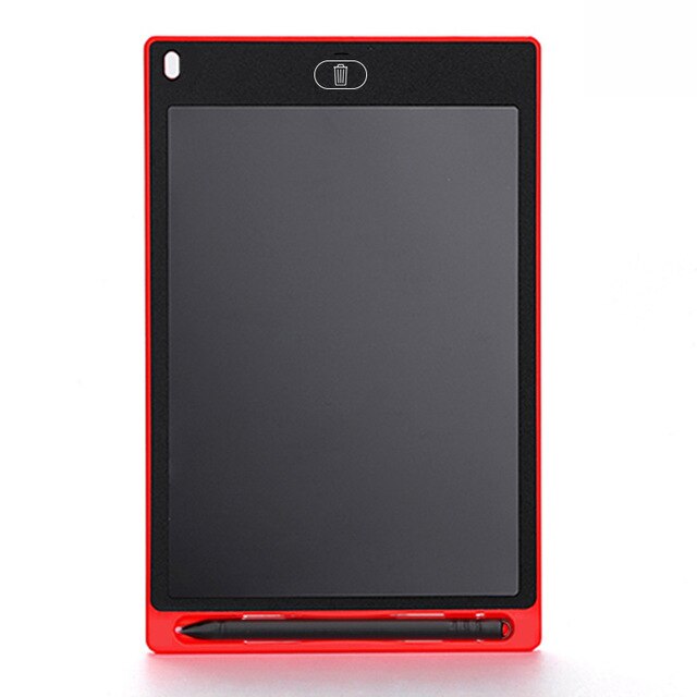 8.5inch Writing Tablet Drawing Board Children&#39;s Graffiti Sketchpad Toys Lcd Handwriting Blackboard magic drawing board: Red