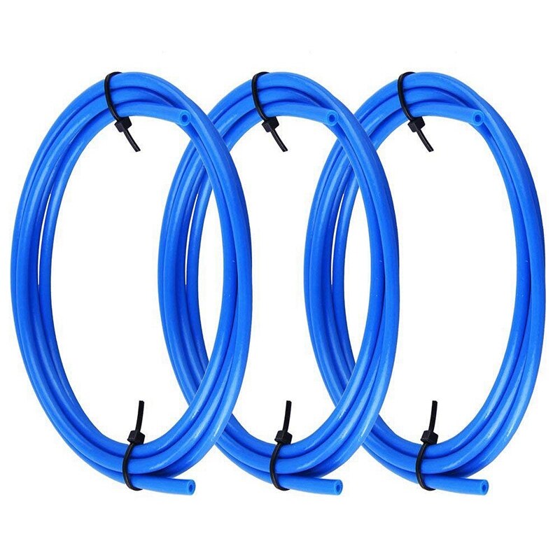 PTFE rohr Ptfe Blau Schläuche (1,5 Meter) mit 3 Stück Pc4-M6 Armaturen Und 3 Stück Pc4-M10 Männlichen Gerade Pneumatische Pefe Rohr drücken