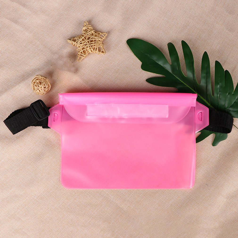 Natation en plein air téléphone portable sac de taille étanche Transparent printemps plage Pvc Collection sac sac étanche