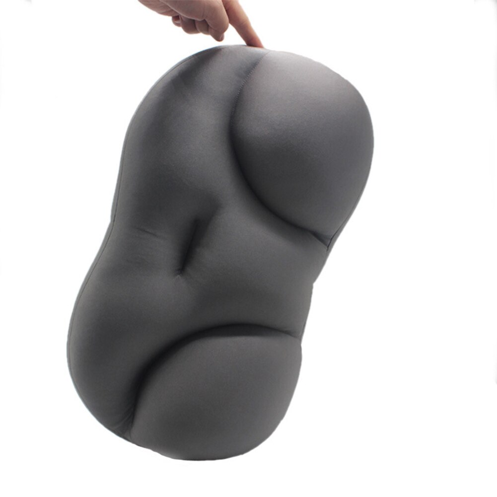50*30*10cm-ronda nube almohada multifuncional huevo almohada Color sólido Super suave almohada para el cuello de Textiles para el hogar