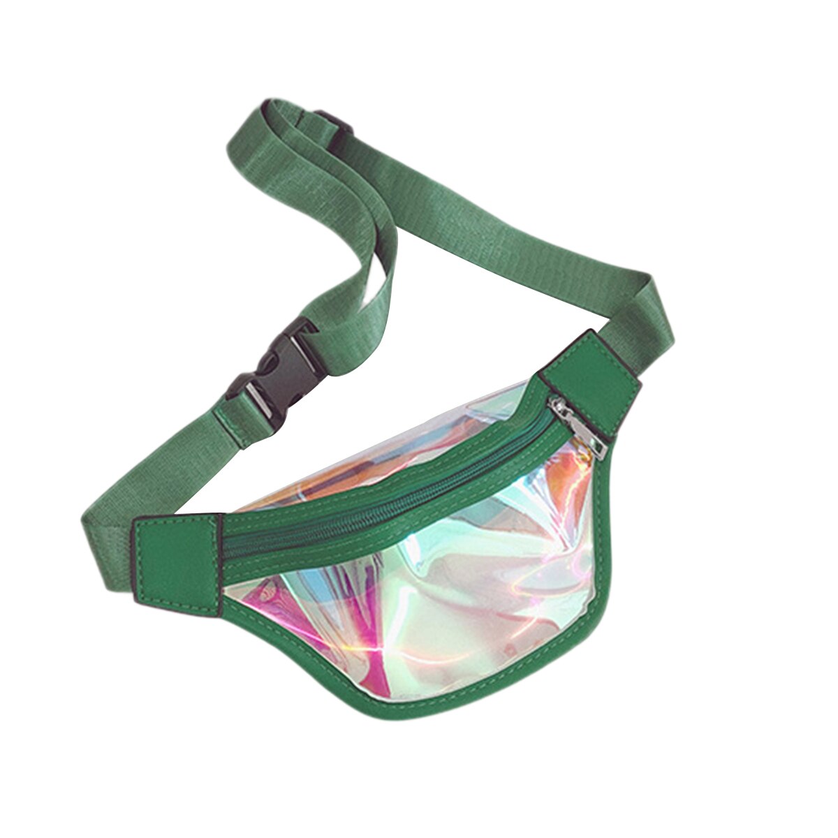 Doorzichtige heuptas voor kinderen, glanzende heuptas, waterdichte reistas, heuptas, outdoor boodschappentassen van pvc: Groente