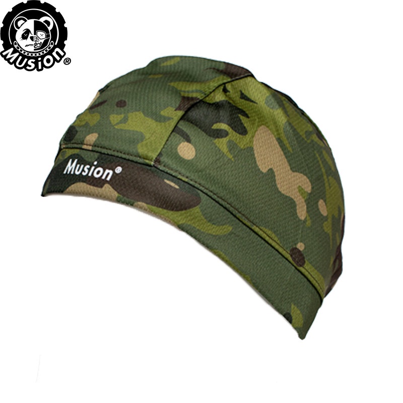 Musion High-Stretch Head Cover Motorhelm Binnenpet Origineel Zweetabsorberende Buitensportpet: Clear