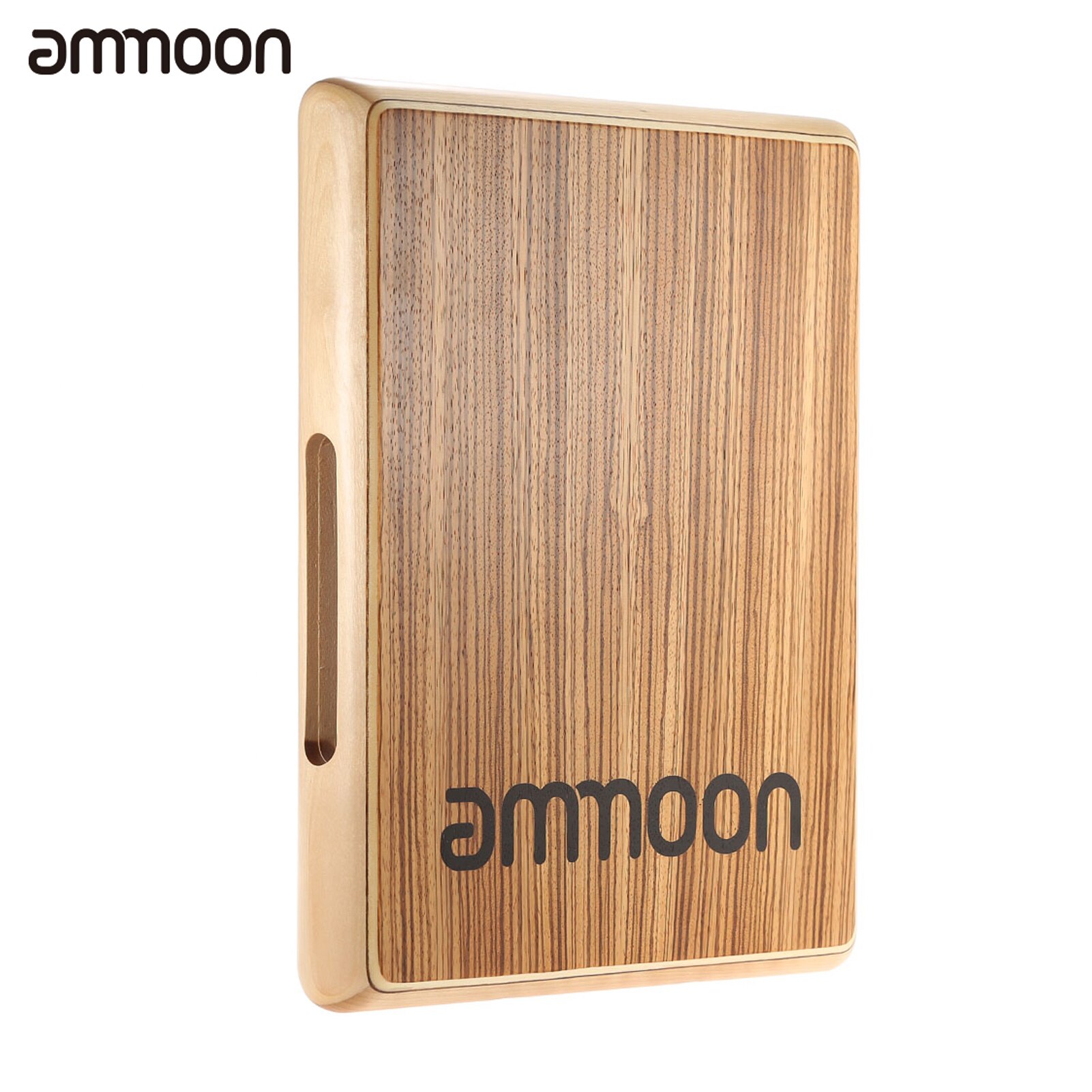 ammoon Cajon Drum Compact Travel Box Drum Cajon Flat Hand Drum Cajon Drum with Adjustable Strings Carrying Bag Cajon Drum: Style 2