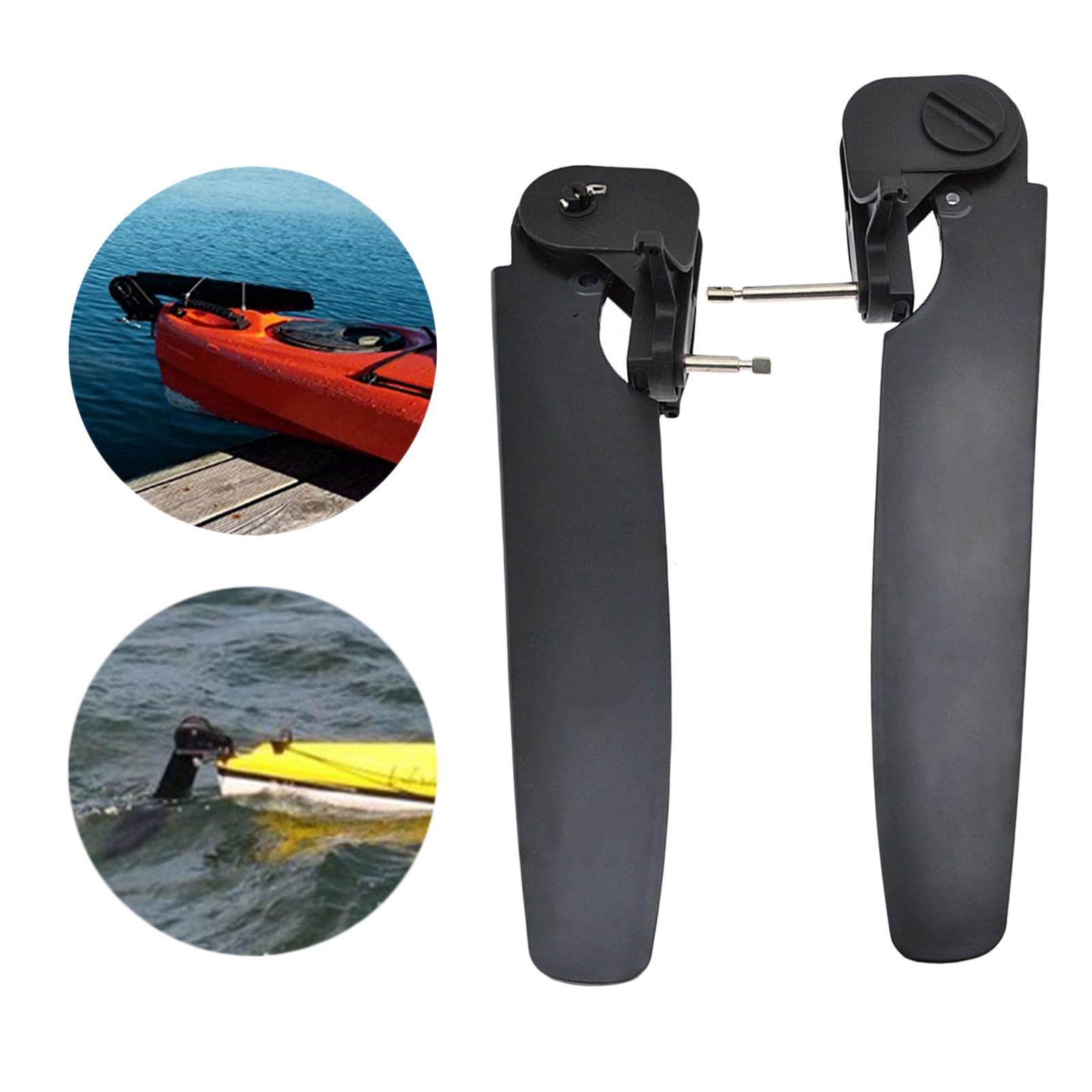 Nylon Kayak Boat Rudder Steering System Fixation Blade Accessories Black Direction Tackle for Ship Canoe Fishing Rear Tail Sea