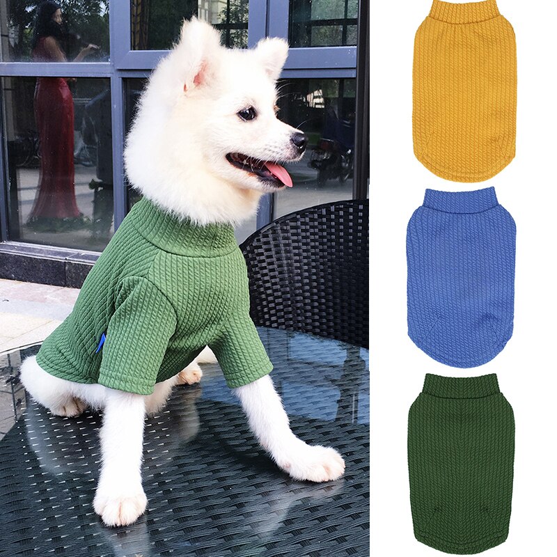 Pet Hond Kat Coltrui Winter Warm Gebreide Hond Kleding Voor Kleine Honden Chihuahua Kleding Puppy Jas Huisdieren Producten