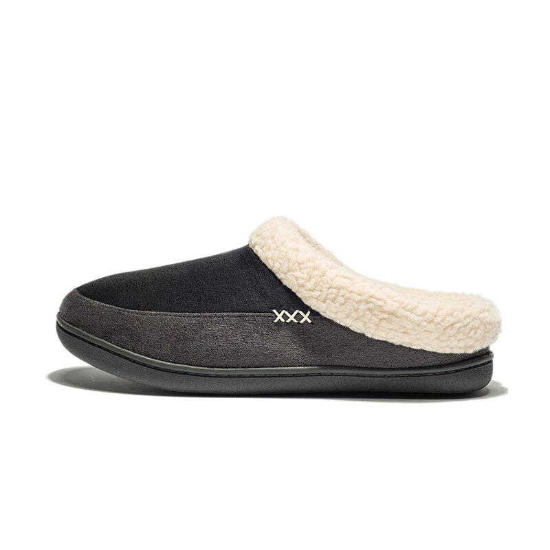 hiver maison épaisse coton pantoufles hommes chaussures de grande taille 48 49 50 antidérapant intérieur en peluche plat chaussures pour hommes