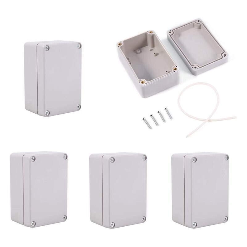 5 Pieces Of Waterproof Junction Box Cable Connection Power Box Enclosure Cover (100 X 68 X 50Mm): Default Title