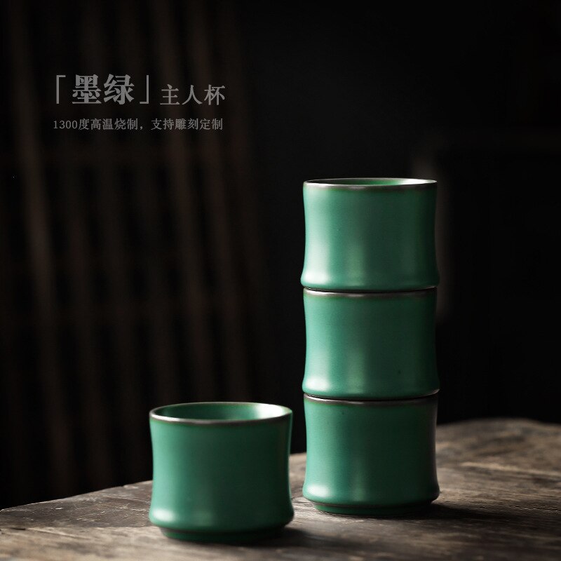 Taza de Café de Cerámica de cerámica gruesa de 150ml, taza de sopa original con esmalte de té, vasos de vidrio para whisky,