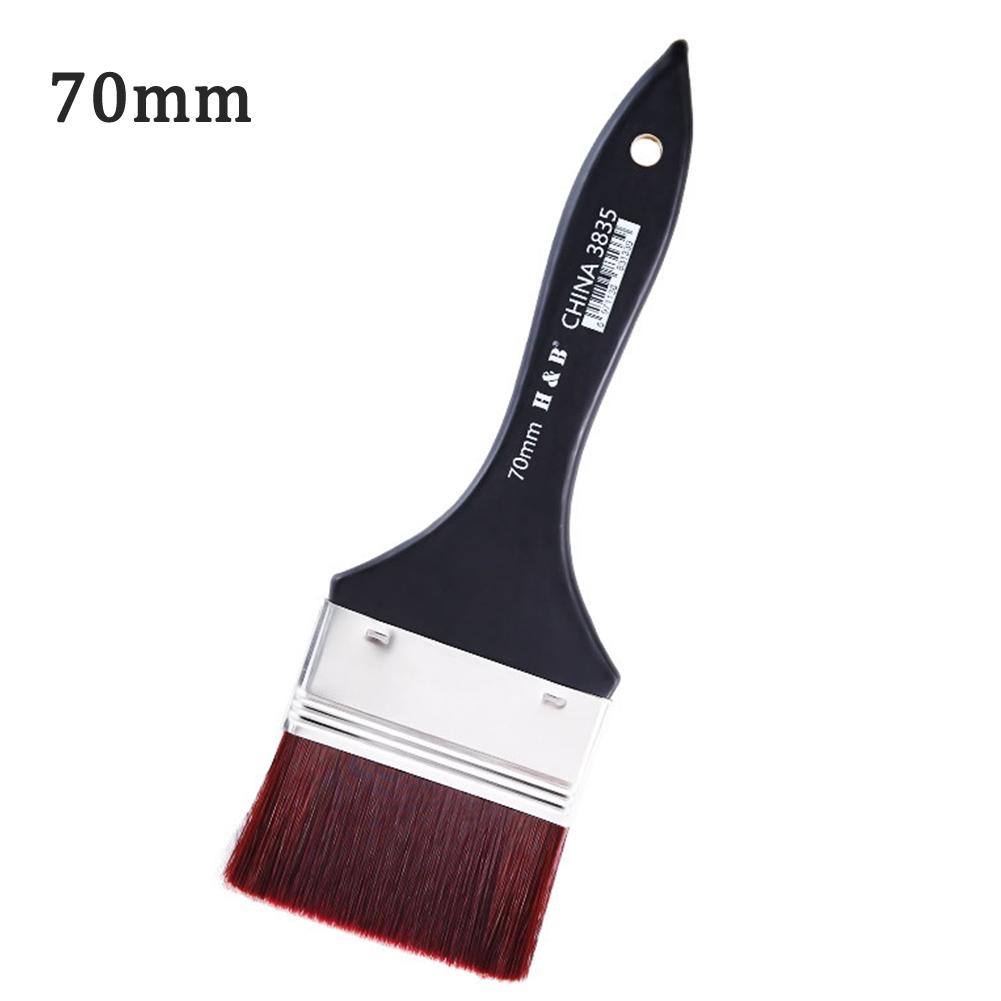 Kunstner malepensel sett nylon veggmaler pensel olje pensel for maling nybegynnere elskere: 70mm