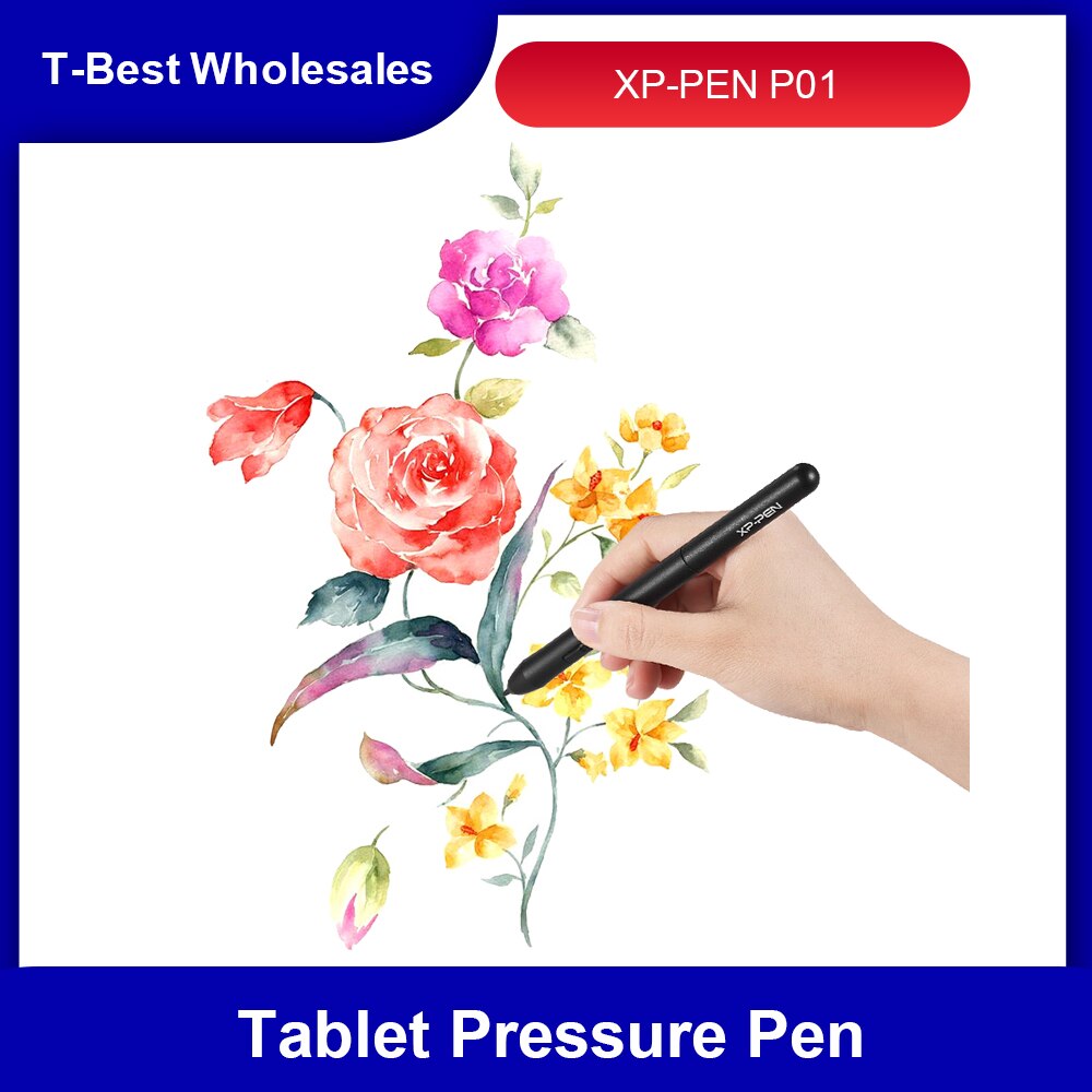 XP-PEN P01 Battery-free Passive Stylus Drawing Tablet Pressure Pen for XP-PEN Star 01/ 02/ 03/ 06/ 06C/ G430/ G540/ G640 Tablet