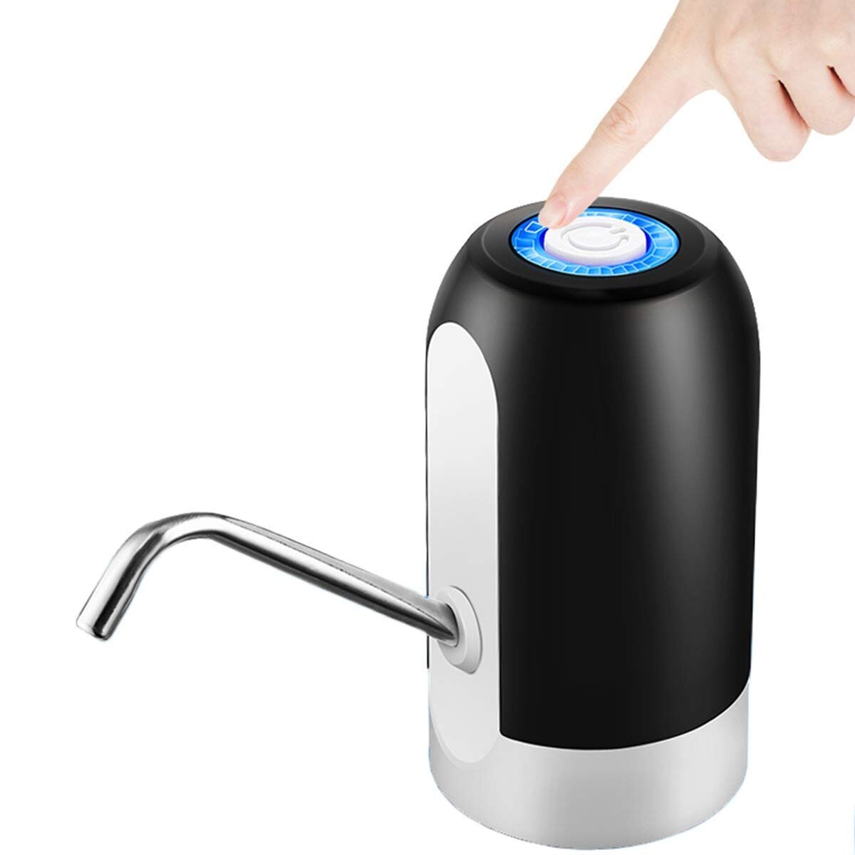 Universele Usb Opladen Draagbare Automatische Elektrische Drinkwater Fles Pomp Dispenser (Past Meest 1-6 Liter Fles Water swi